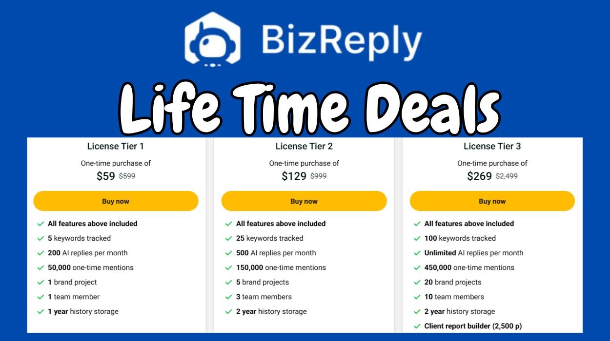 bizreply life time deals